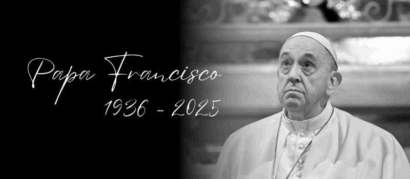 Banner alusivo a la pascua del Papa Francisco