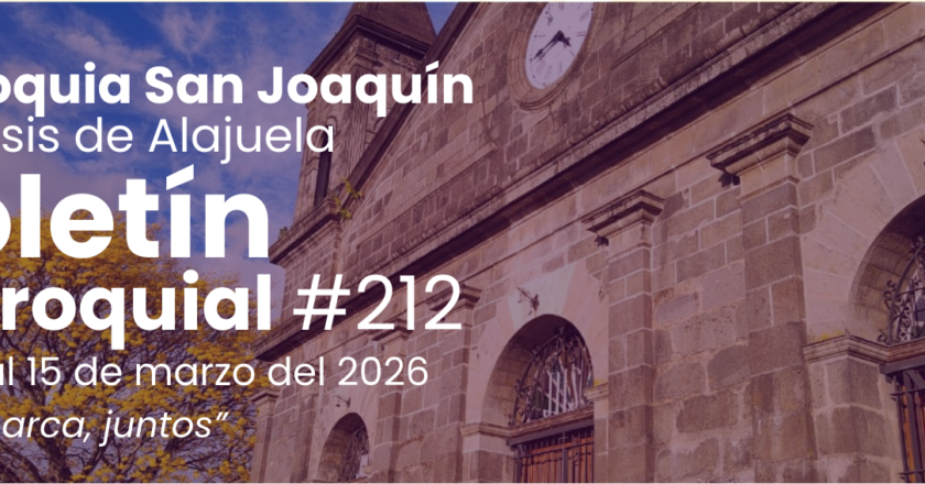 Boletín parroquial #212 del 9 al 15 de marzo del 2026